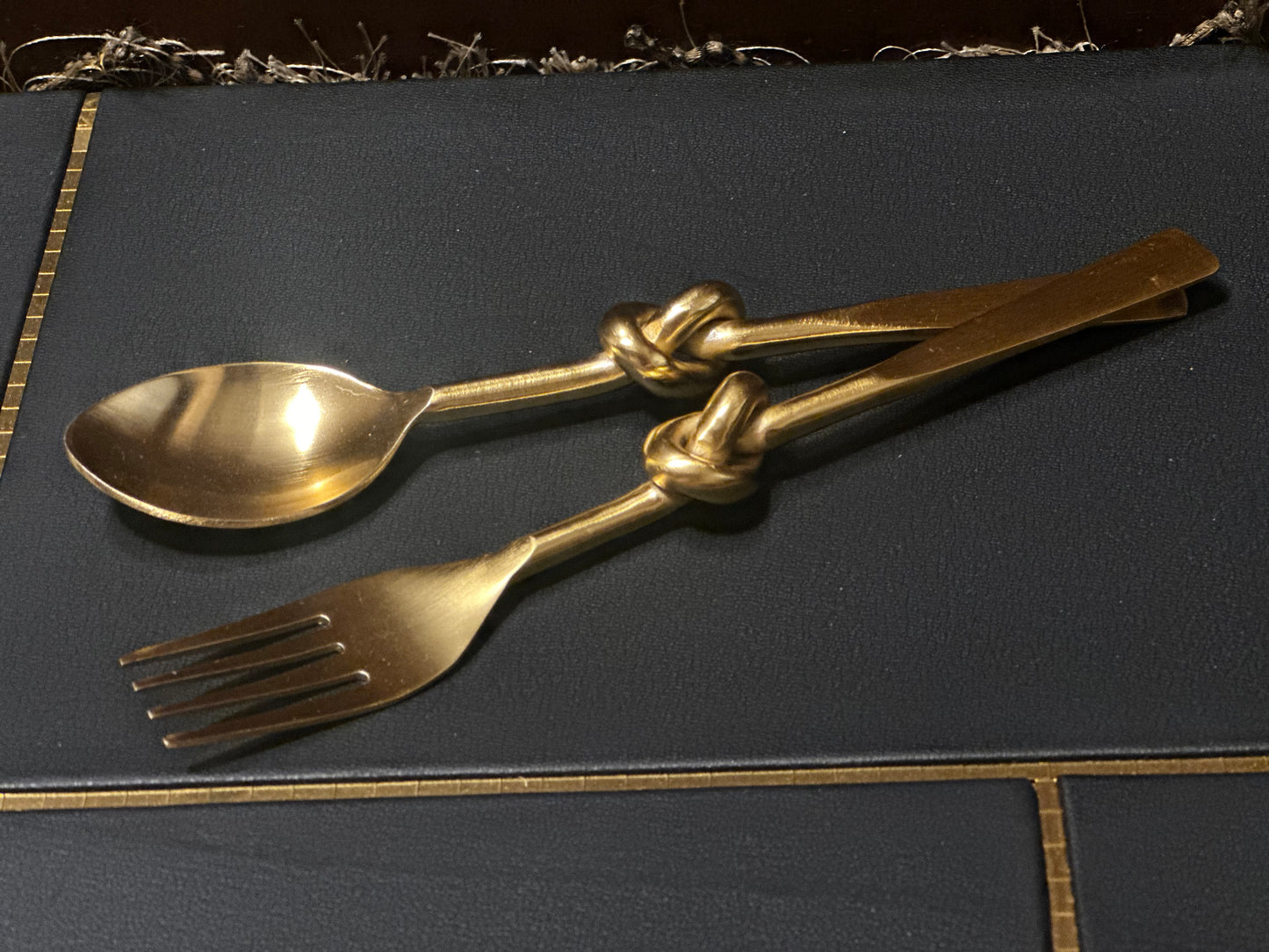 Knotted Cutlery Set of 12 ( 6 spoons & 6 forks)