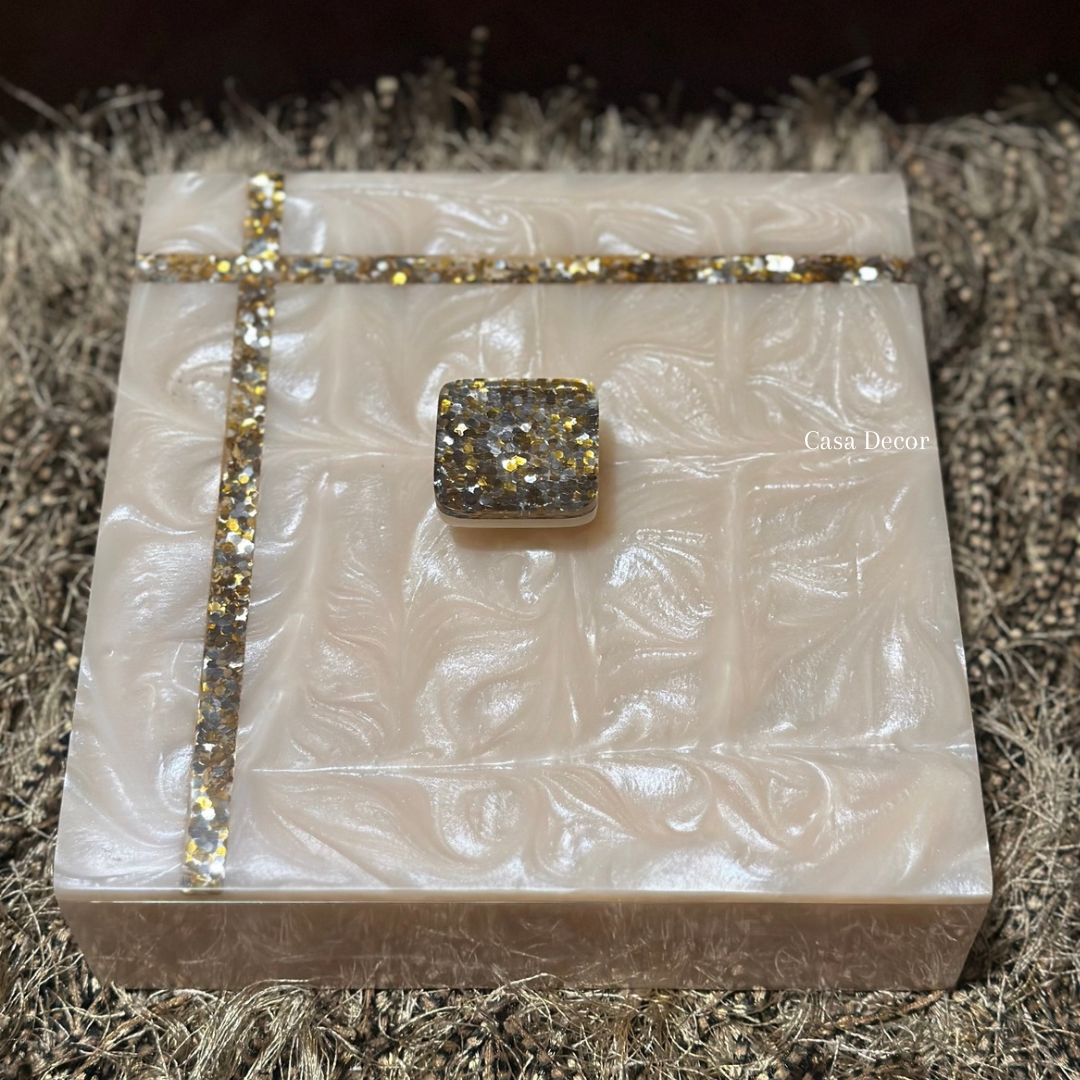 Return Favour (Bundle Offer): Resin Glitter Knob Box