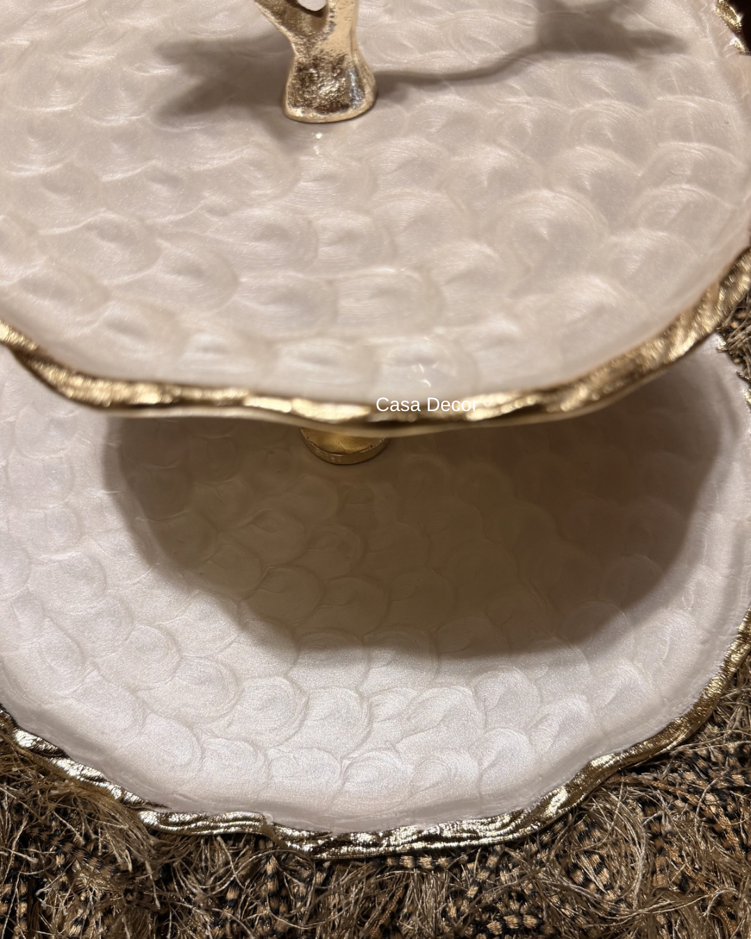 Pearl Polish Dessert Stand with Food Safe Meena Coating