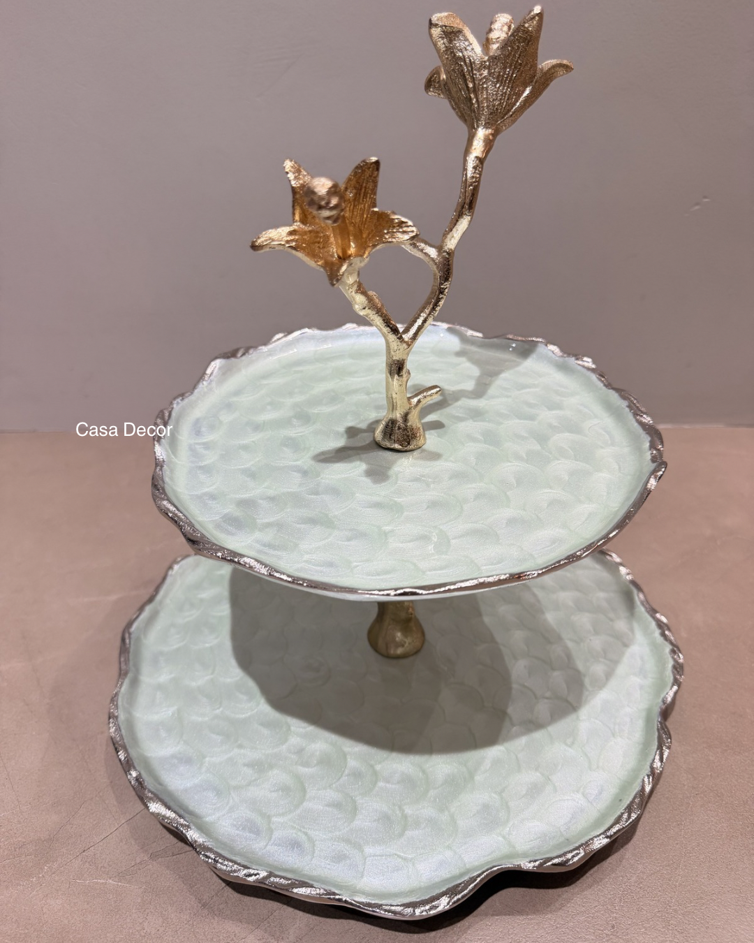 Pistachio Pearl Polish Dessert Stand