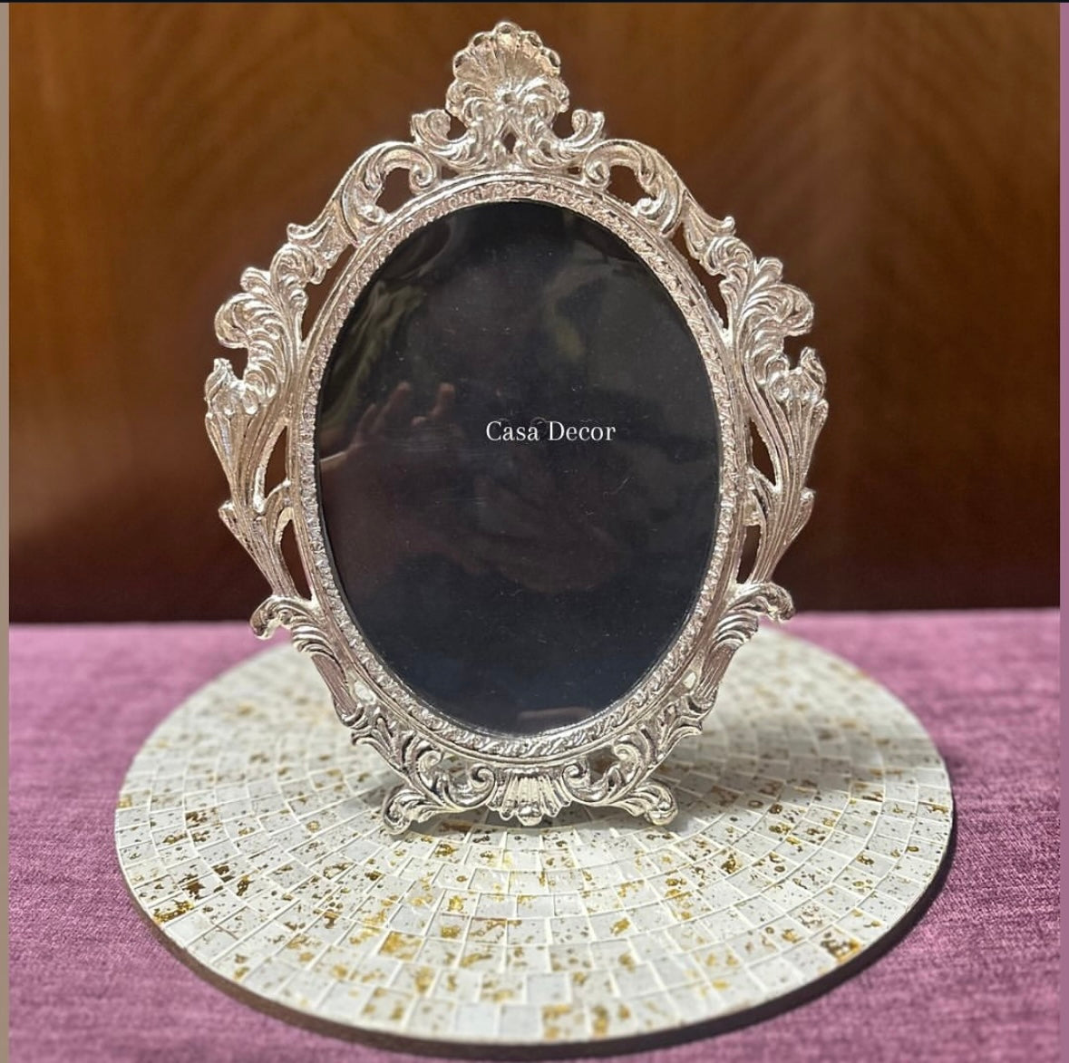Vintage Silver Polish Photoframe