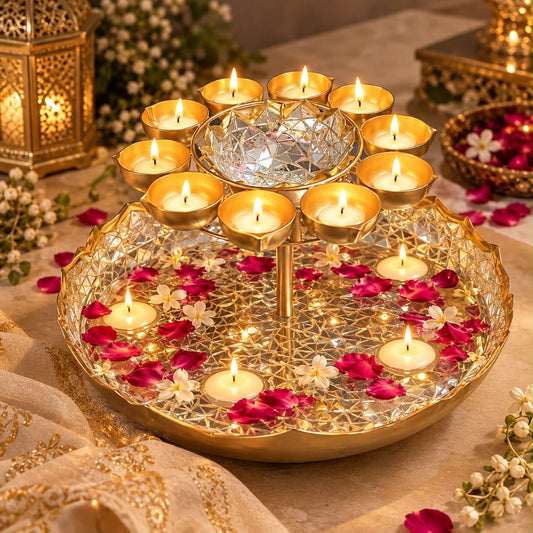 Mosaic Diya Urli