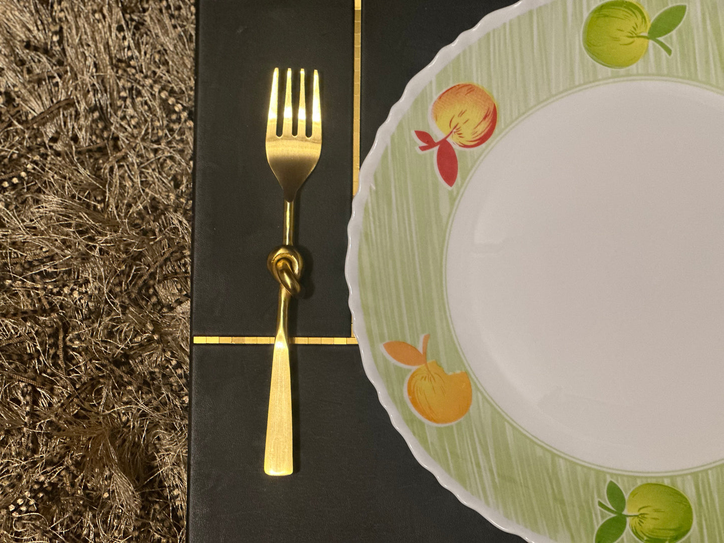 Knotted Cutlery Set of 12 ( 6 spoons & 6 forks)