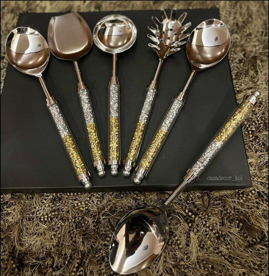 Crystal Serving Set of 6