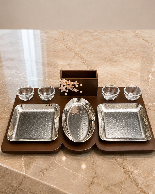 Classic Starter Platter with Cutlery Holder