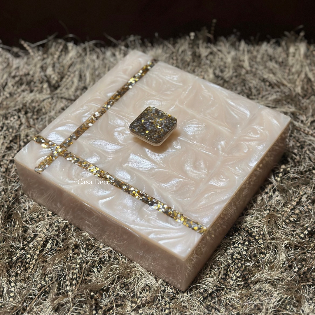 Return Favour (Bundle Offer): Resin Glitter Knob Box