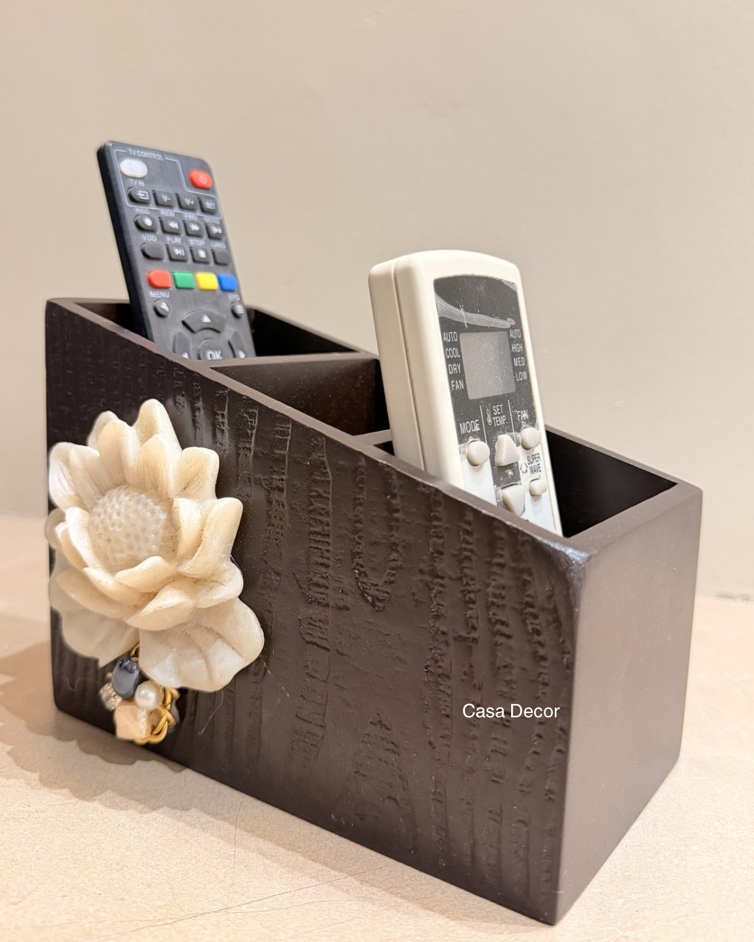 Flower Wooden Multifunctional Organiser