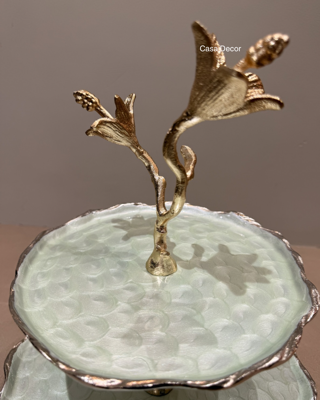 Pistachio Pearl Polish Dessert Stand