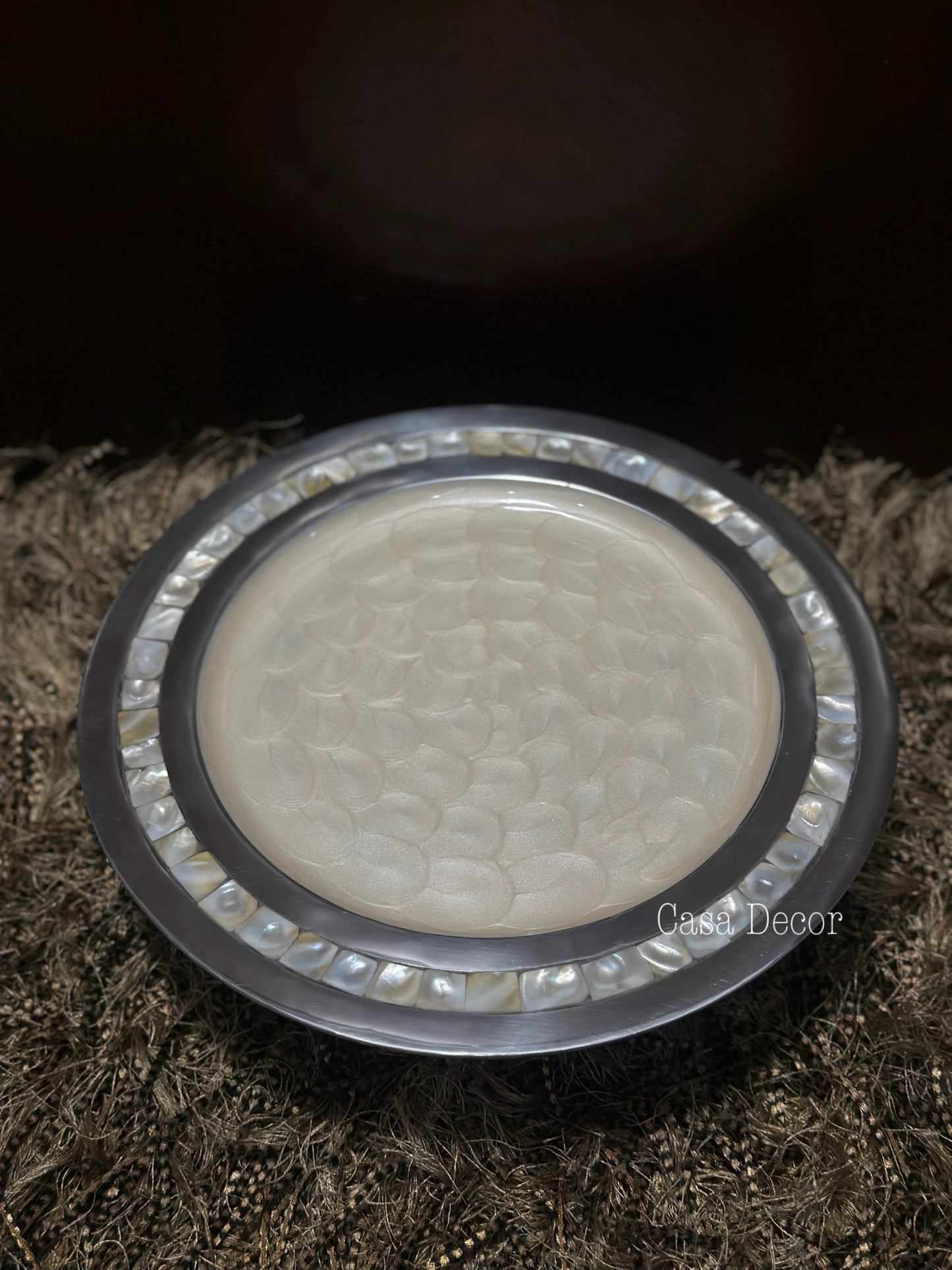 Mother of Pearl Cake Stand