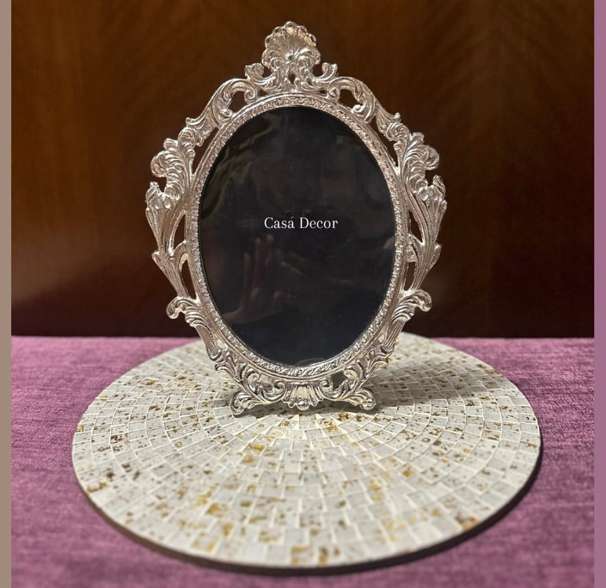 Vintage Silver Polish Photoframe