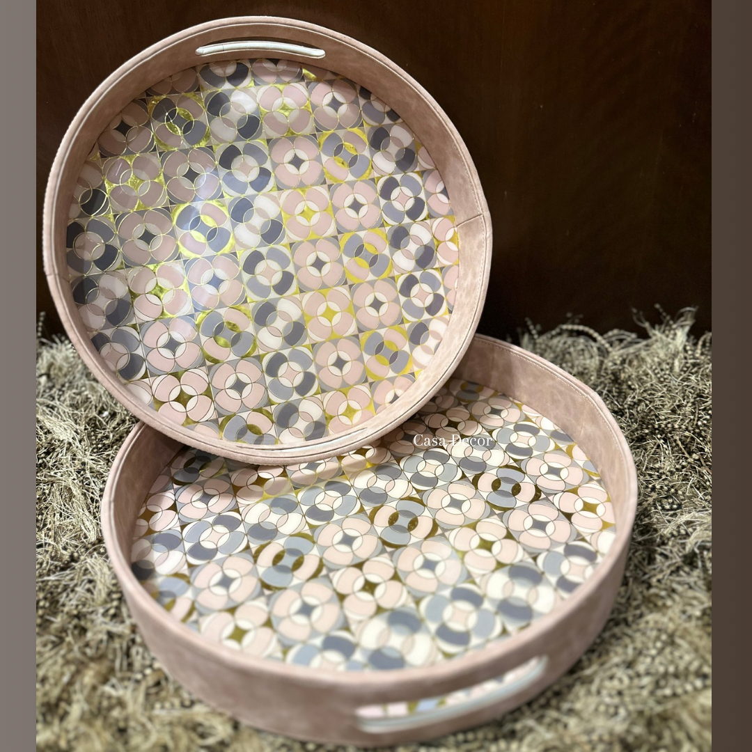 Round Digital Tray Set