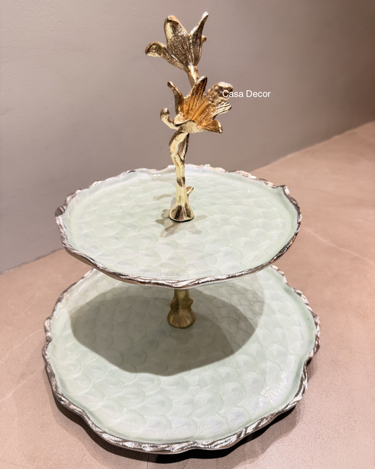 Pistachio Pearl Polish Dessert Stand