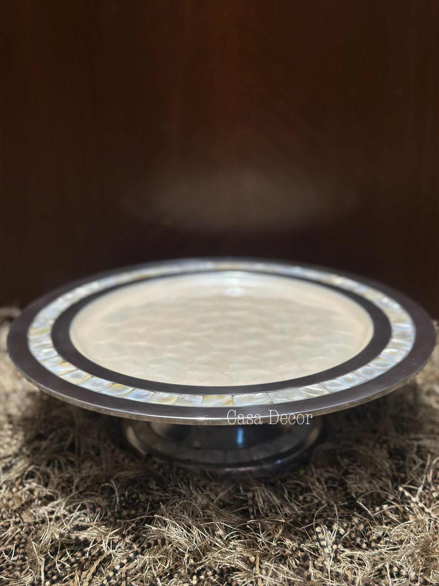 Mother of Pearl Cake Stand