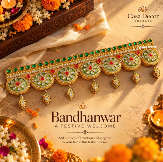 Intricate Crafted Traditional Tanjore Bandhanwar