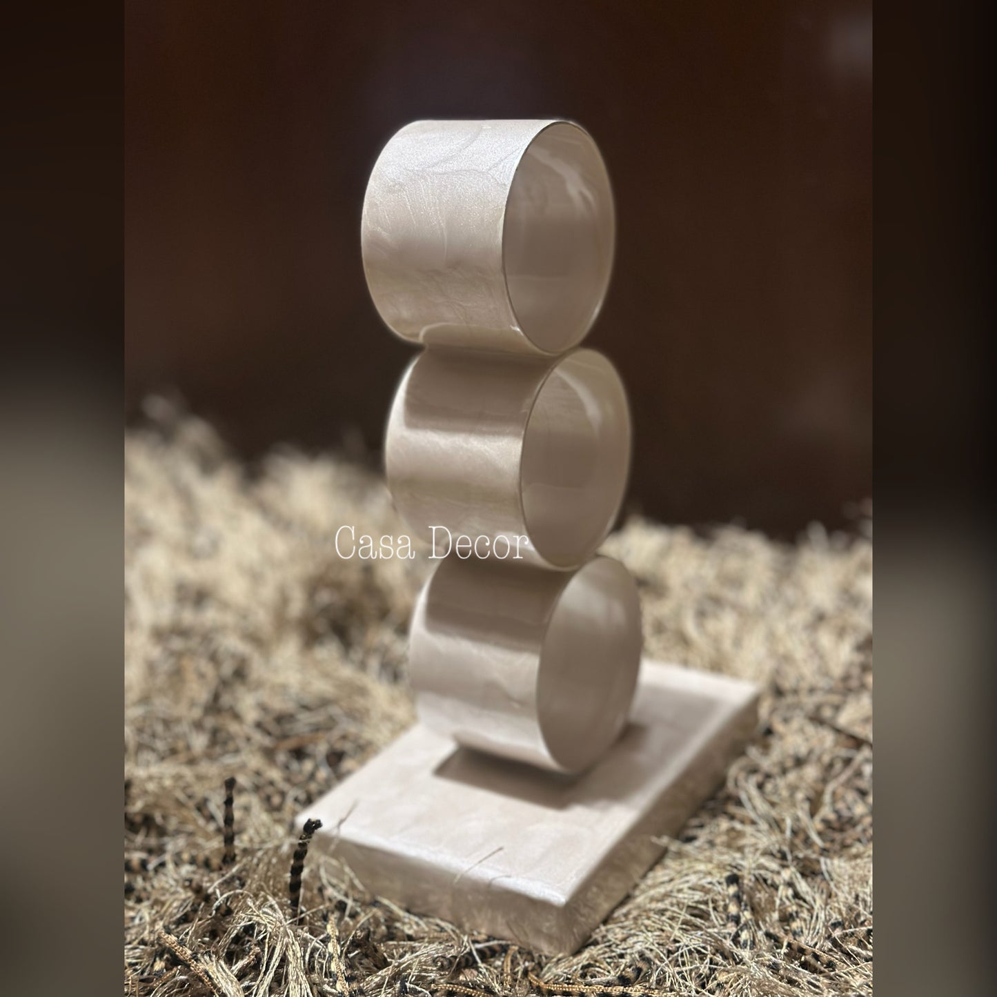 Mother of Pearl Polish Towel Holder
