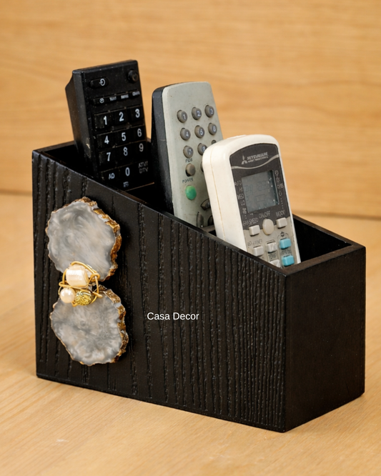 Agate Stone Wooden Multifunctional Organiser