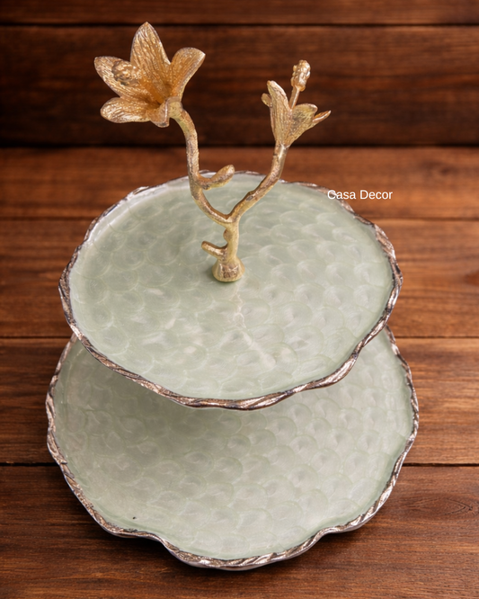 Pistachio Pearl Polish Dessert Stand