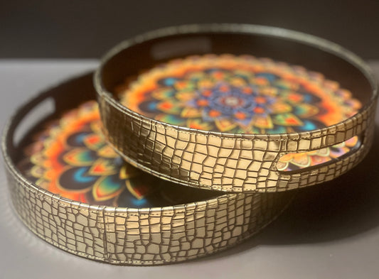Round Digital Tray Set