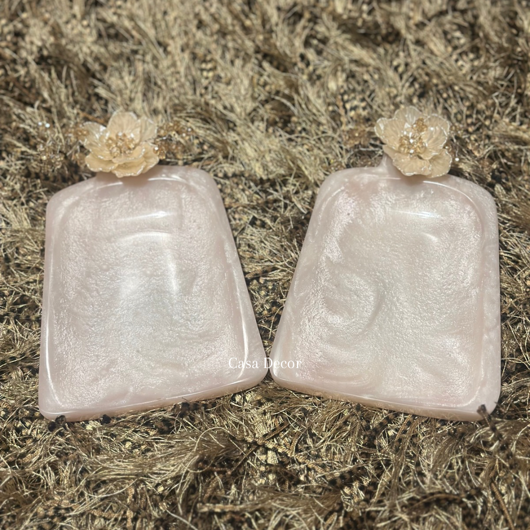 Flower Resin Spoon Rest Set of 6