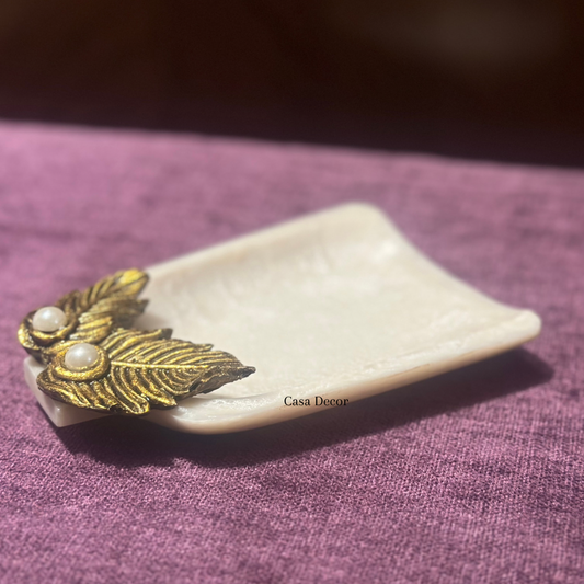 Leaf Resin Spoon Rest Set of 6